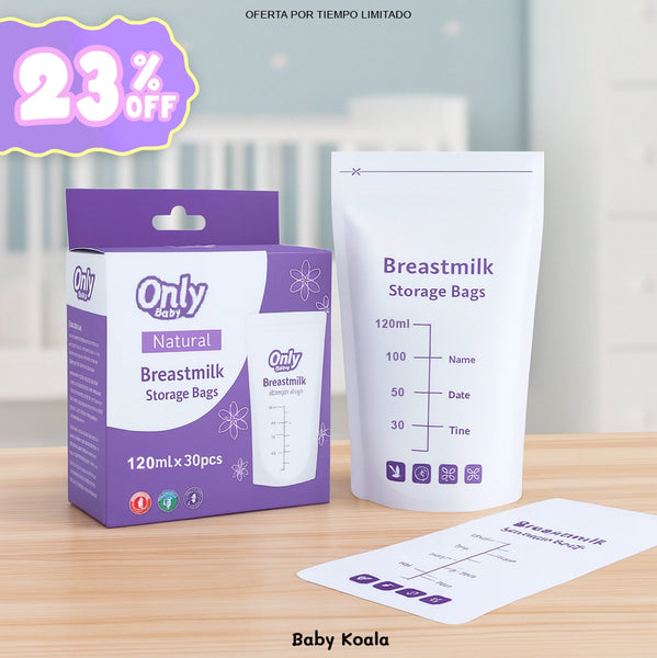 Bolsas Recolectoras De Leche Materna / 120 ml X 30 UNIDADES