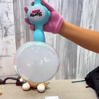 Lanza burbujas resistentes