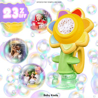 Flor lanza burbujas