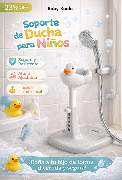 Soporte de ducha para niñ@s