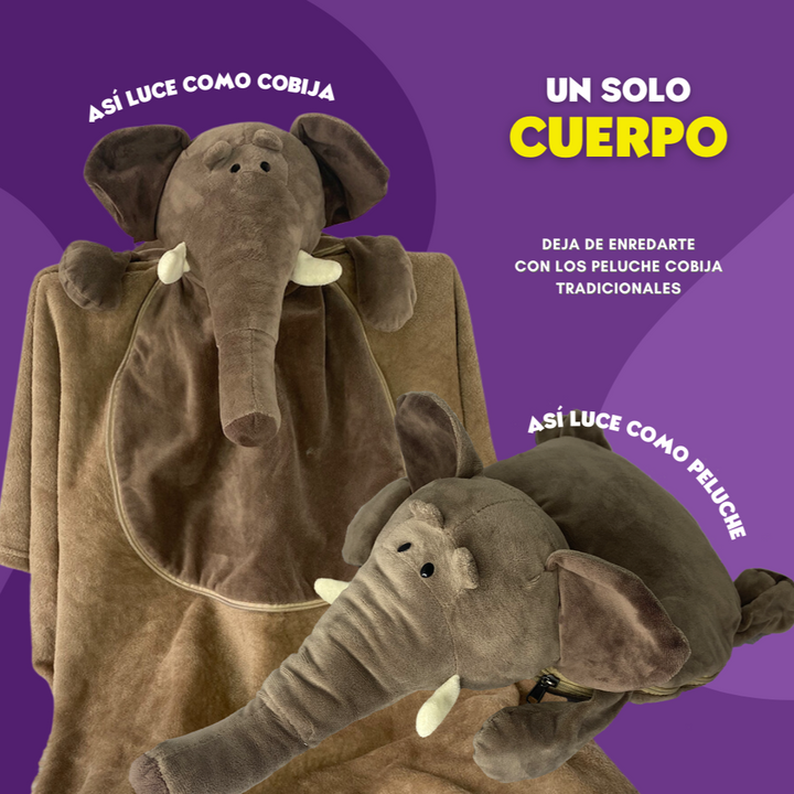 DreamCuddle®  / Peluche Cobija Safari