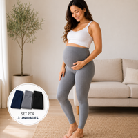 Leggins para embarazadas | Pack X 3 Leggins