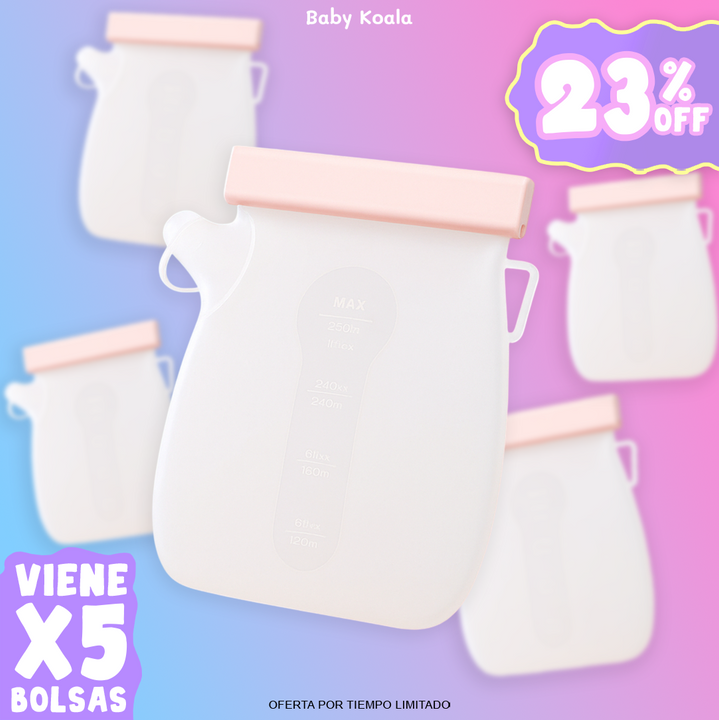 Bolsas Recolectoras de Leche Materna / X 5 Unidades