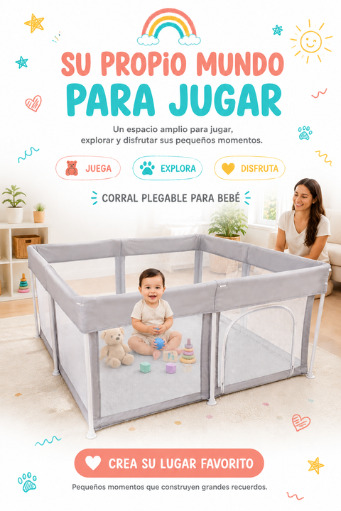 Corral plegable
