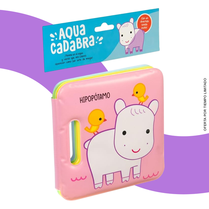 AguaKdrabra Libros interactivos para baño / viene x3 libros