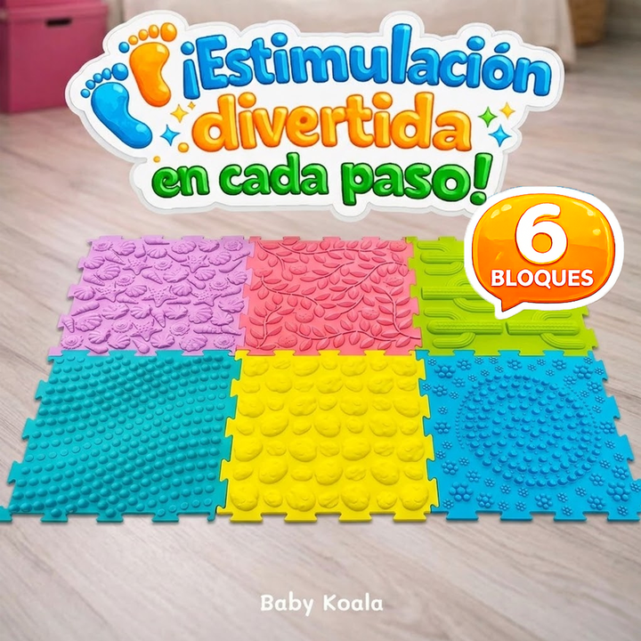 Tapete con distintas texturas | 6 PIEZAS