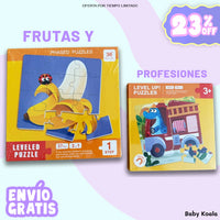 Libro Magnético Rompecabezas 3 Hojas x 2 UNIDADES