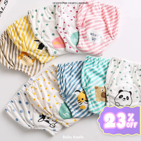 PAÑALES DE TELA PACK X5 / UNO PARA CADA DÍA DE LA SEMANA