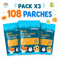 Parches antimosquitos /pack 108 parches