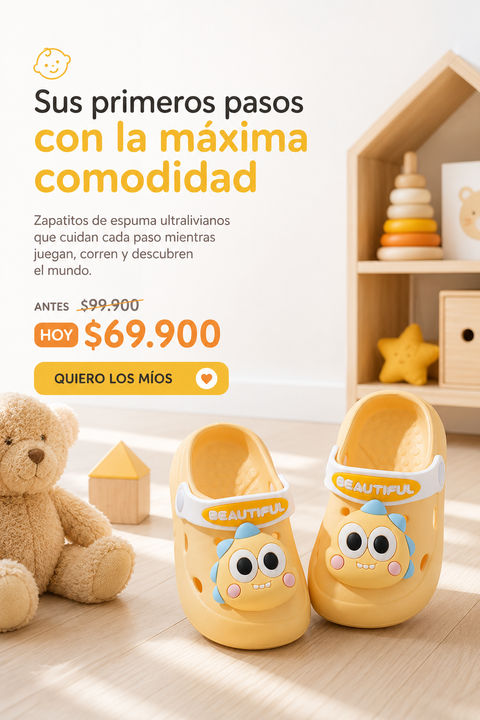 zapatitos color amarillo