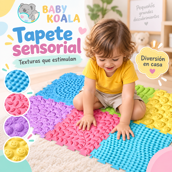Tapete con distintas texturas | 6 PIEZAS