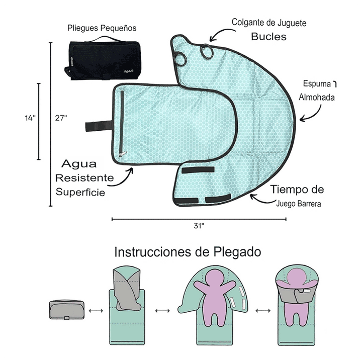 HigieneBebé® / CAMBIADOR MANITOS LIMPIAS