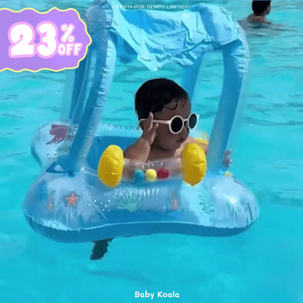 SunWaveBaby® / Flotador Barquito con techo