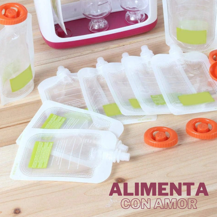 Máquina de alimentos para bebés + 10 Empaques gratis