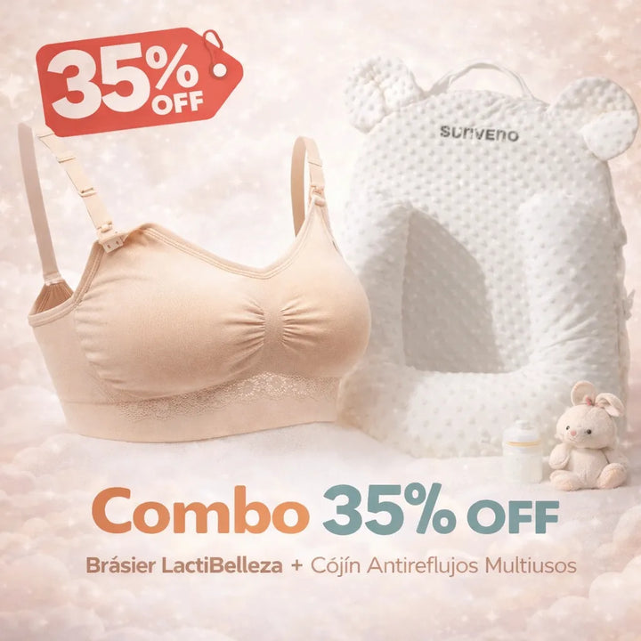 Cojín antirreflujo + brasier de lactancia