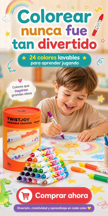 crayones lavables / set x 24 crayones