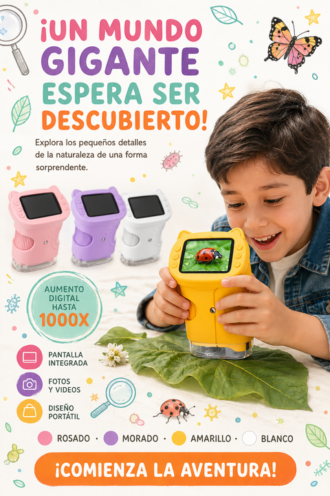 microscopio para niños