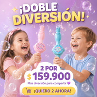 Lanza burbujas resistentes