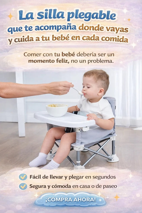 Silla Plegable con comedor