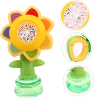 Flor lanza burbujas
