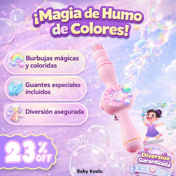 Lanza burbujas resistentes