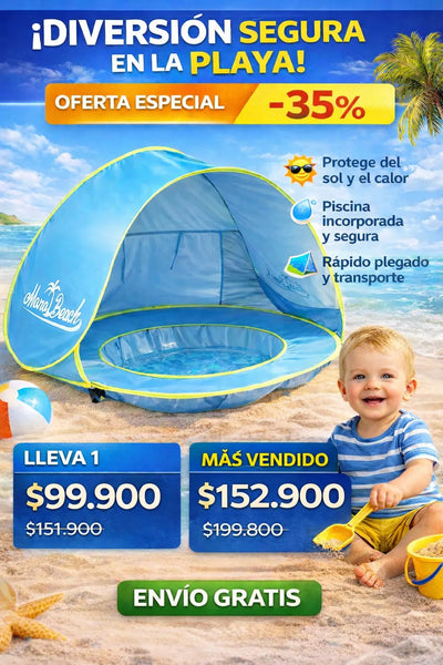 SunPlay® / Carpa con piscina para la playa