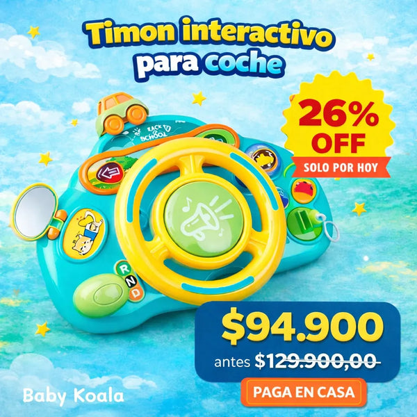 Timon interactivo para coche