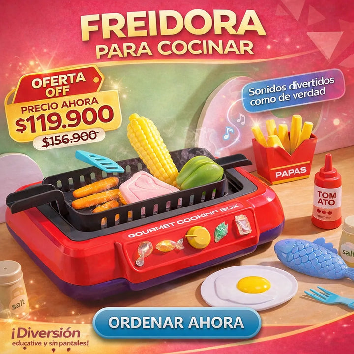 freidora de juguete para niños