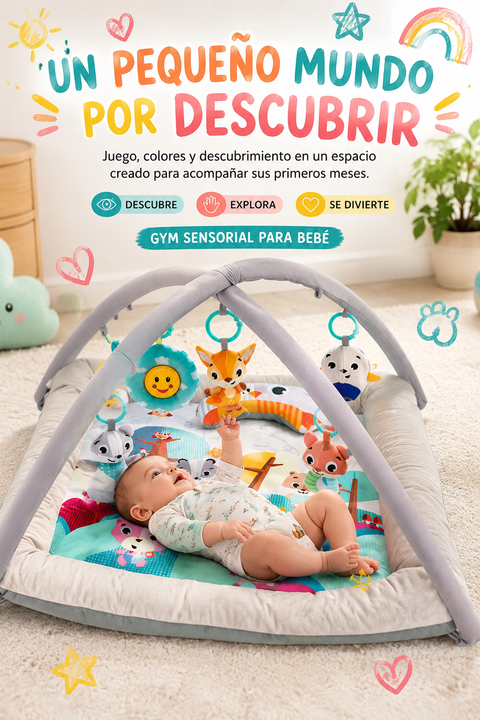 Gym para bebe sensorial